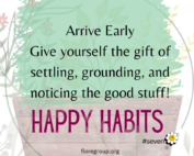 happy habits arrive early