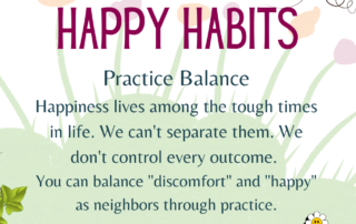 Happy Habit - Practice Balance