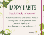 healthy habit - speak kindly