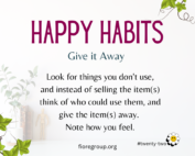 Happy Habit Give it Away