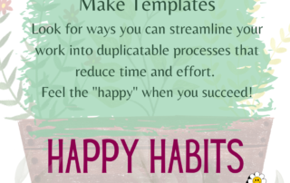 happy habit templates