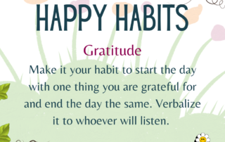 happy habit gratitude