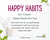 happy habit de-clutter