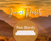 day 11 journal habit