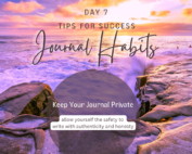 day 7 journal habits