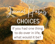 day 23 journal