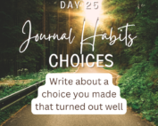 day 25 journal