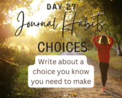 journal habits day 27