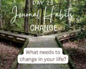 day 28 journal