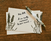 handwritten note